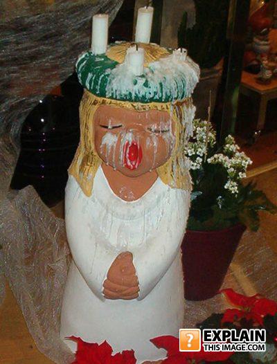 Wax-covered-figurine